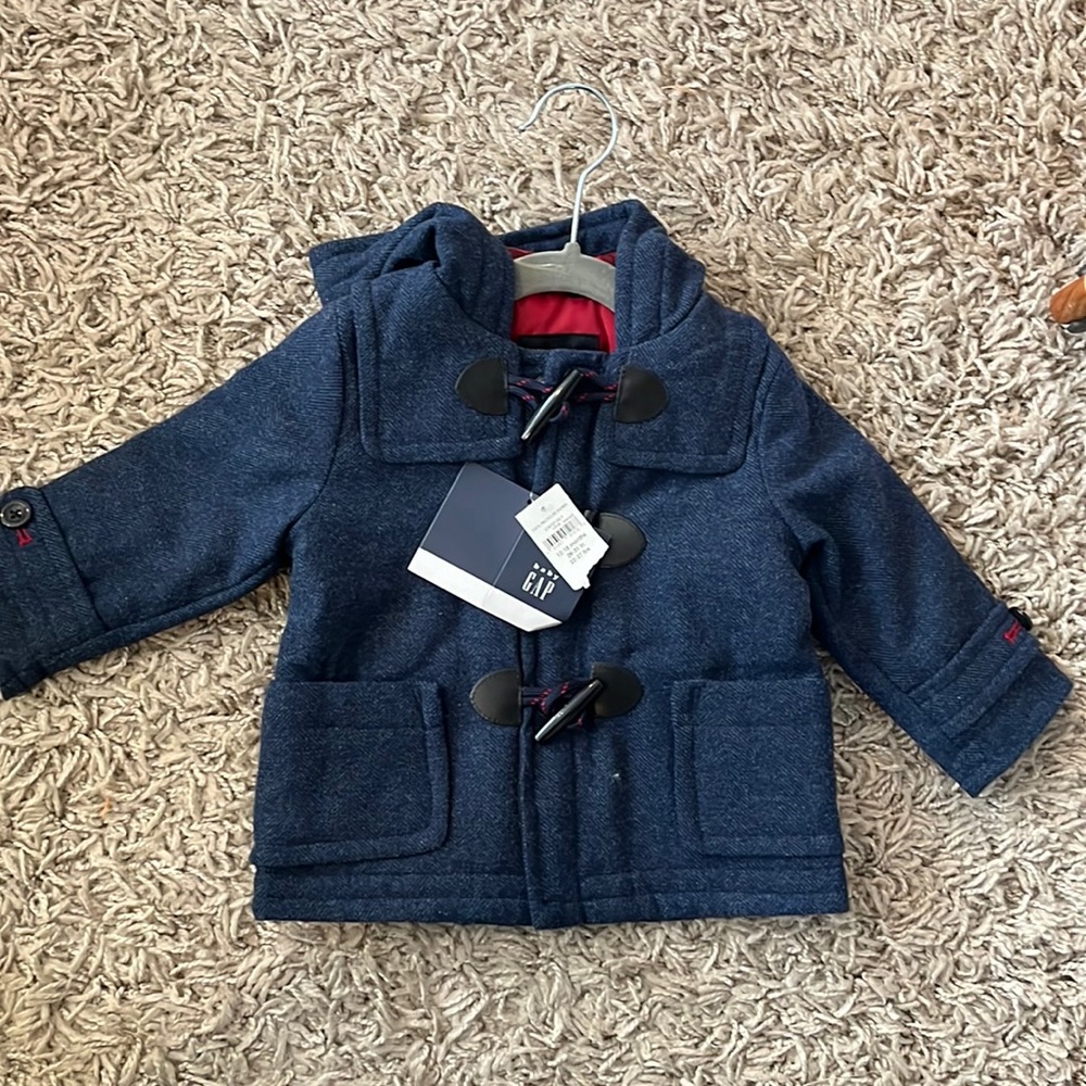 Brand new baby pea coat 12-18 months